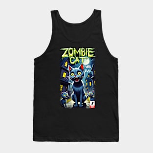 Zombie Cat Tank Top